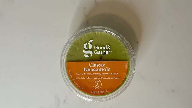 Guacamole container 
