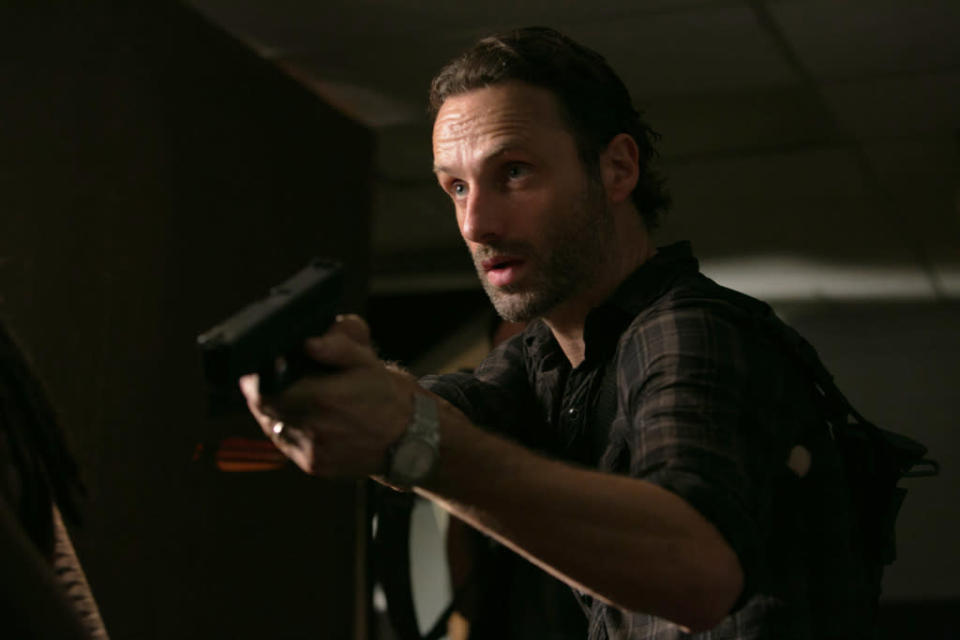 Rick Grimes (Andrew Lincoln) in "The Walking Dead" episode, "Made to Suffer."