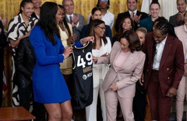 Harris is welcoming Las Vegas Aces to the White House to celebrate team's  2022 WNBA championship