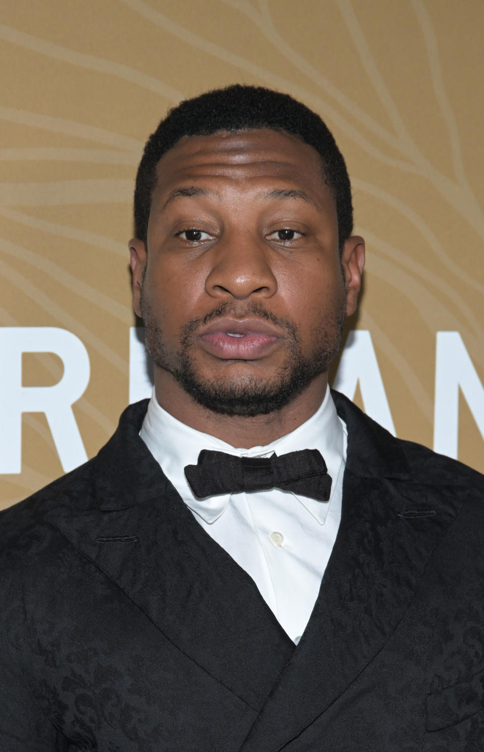 Closeup of Jonathan Majors