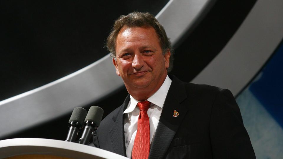 It’s complicated: Ottawa Senators fans and owner Eugene Melnyk are not on good terms right now. (Getty) 