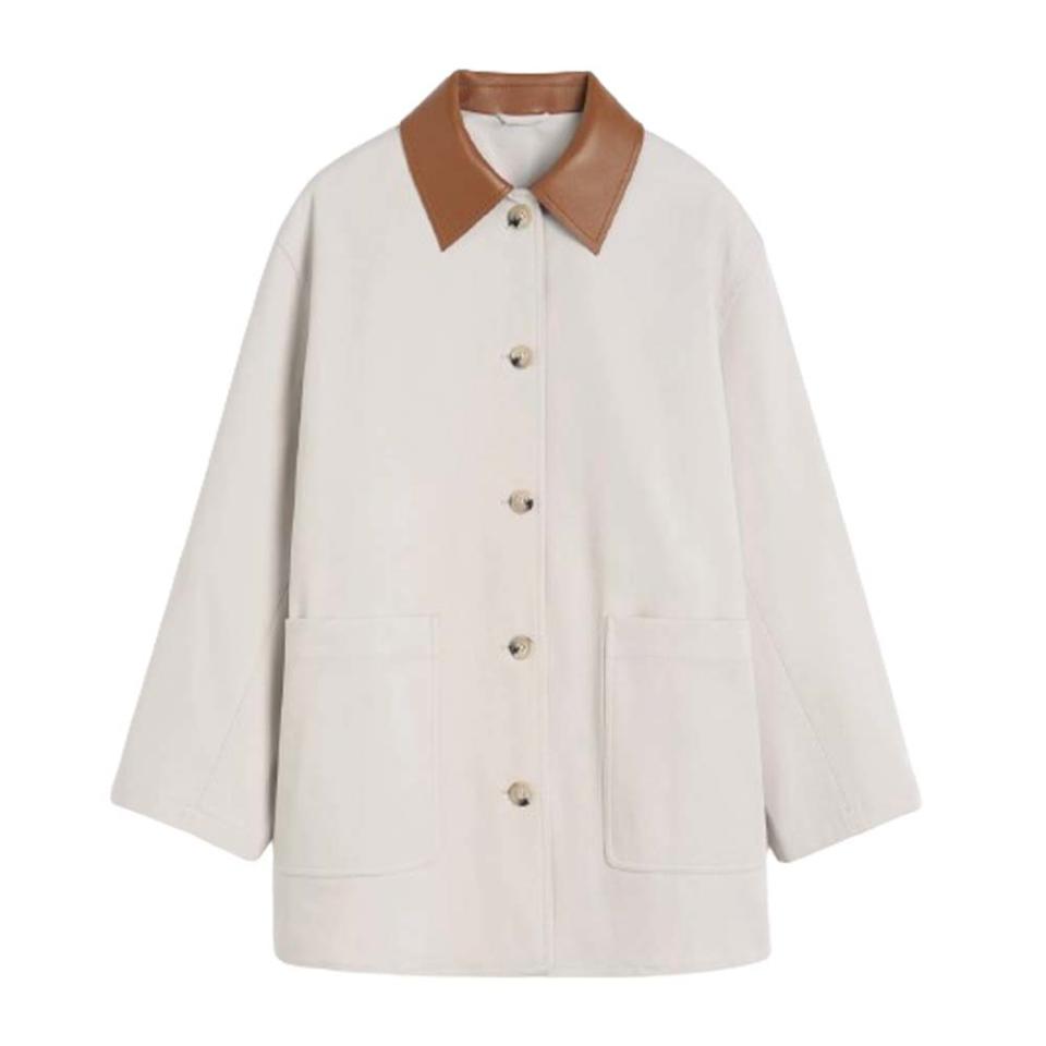 white barn jacket