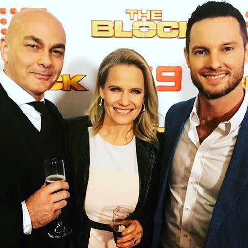 Season 12 of The Block kicks off this week with Neale and his fellow judges Shaynna Blaze and Darren Palmer. Photo: Instagram/nealewhitaker