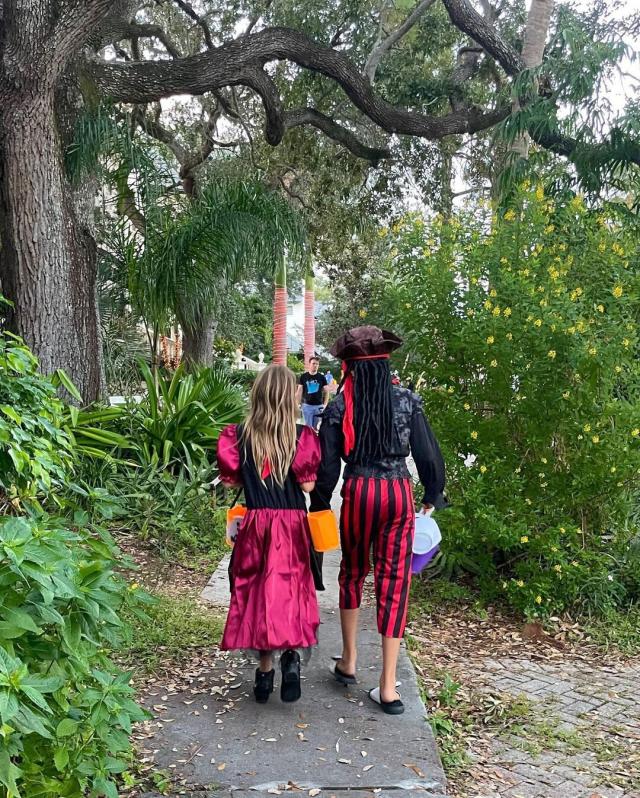 Gisele Bündchen and Kids Give Nod to Dad Tom Brady as 'Tampa Bay Pirates'  for Halloween