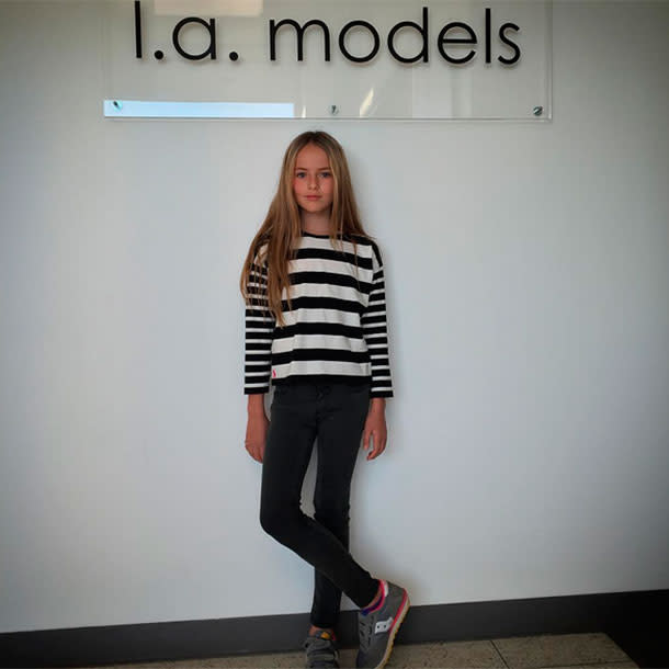 A los 10 años la niña más guapa del mundo ya es modelo profesional