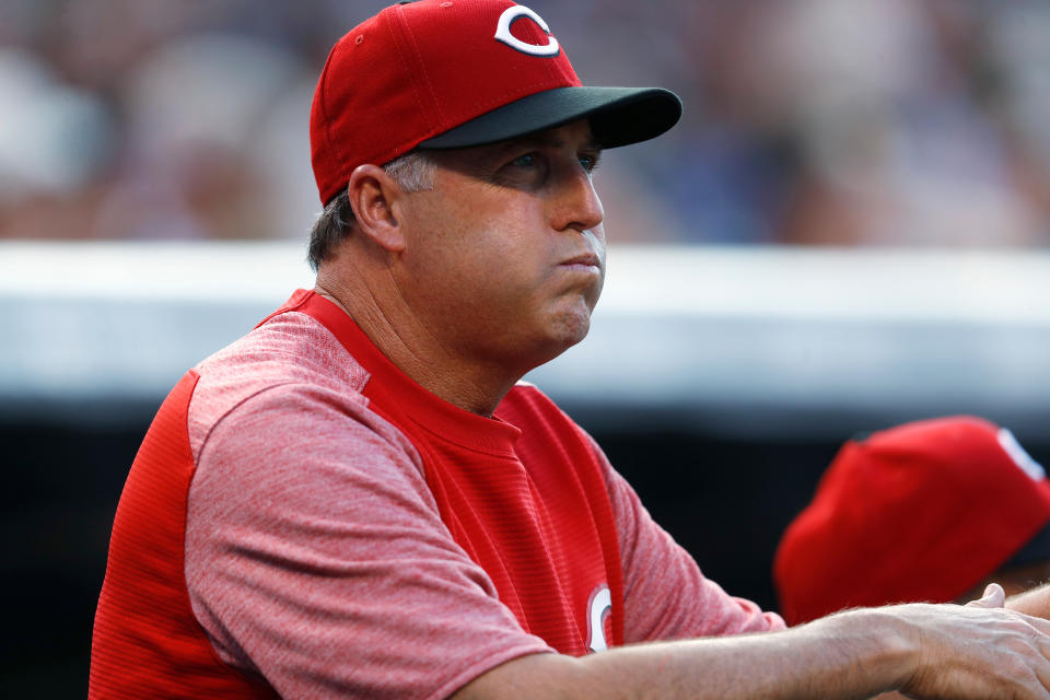 Bryan Price is no longer the manager of the Cincinnati Reds. (AP Photo/David Zalubowski)