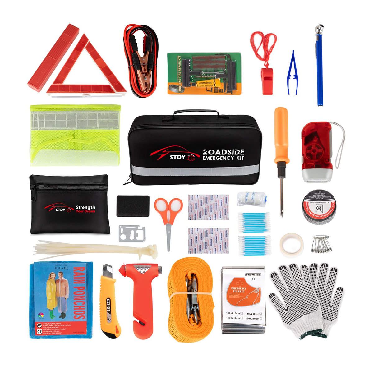 STDY Emergency Roadside Assistance Kit