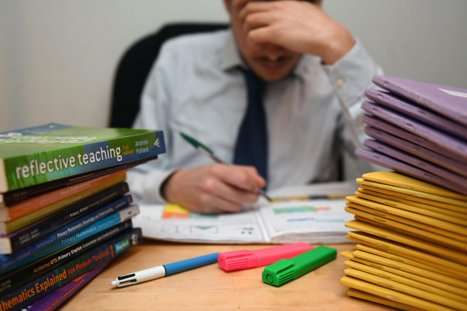 Teachers are using their own money to buy stationary and textbooks amid a ‘funding crisis.’ Photo: PA/PA Wire/PA Images