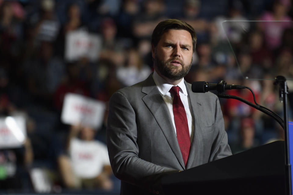 JD Vance at a Save America Rally in Ohio