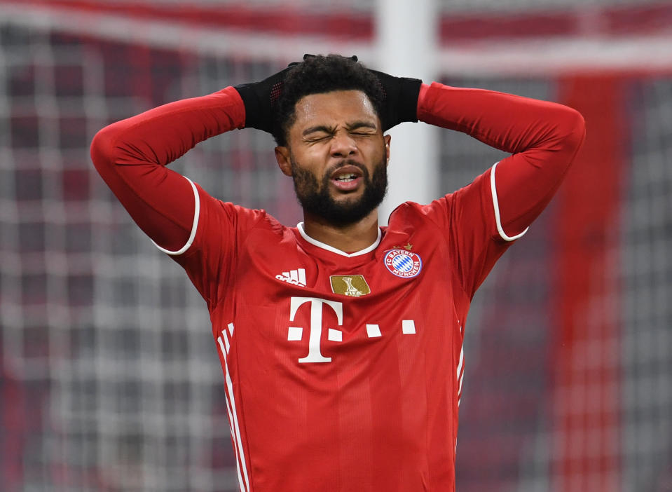 Serge Gnabry wird dem FC Bayern im CL-Spiel gegen PSG nicht zur Verfügung stehen. (Bild: Reuters)