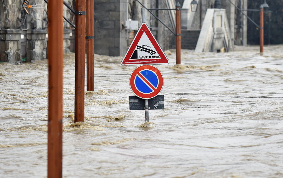 Flooding in Turin, Italy