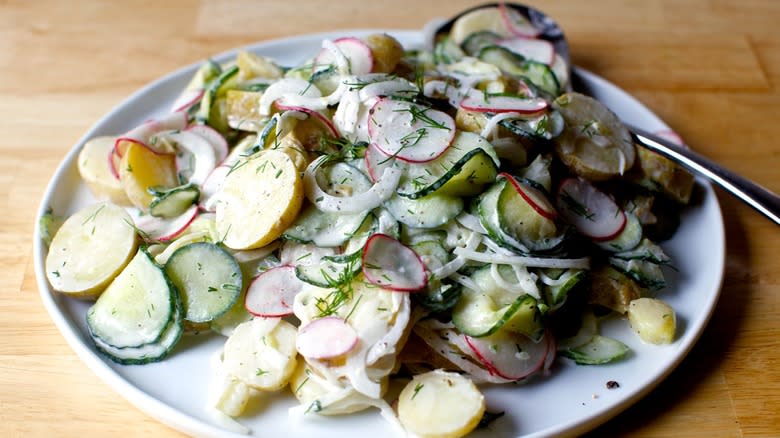 Pickled potato salad