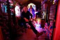 <p>Third generation neon light artist Marcus Bracey poses for a portrait picture in God’s Own Junkyard gallery and cafe where he exhibits and sells his work in London, Britain, May 18, 2017. (Photo: Russell Boyce/Reuters) </p>