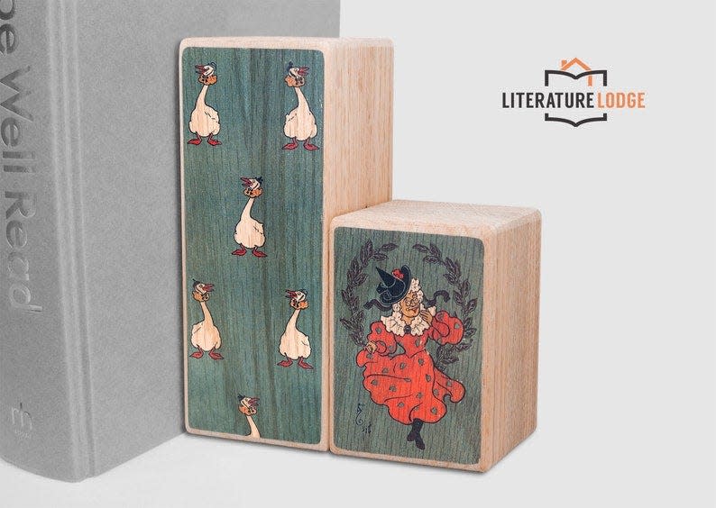 Find a gift for book lovers at the Taunton-based LiteratureLodge Etsy shop.