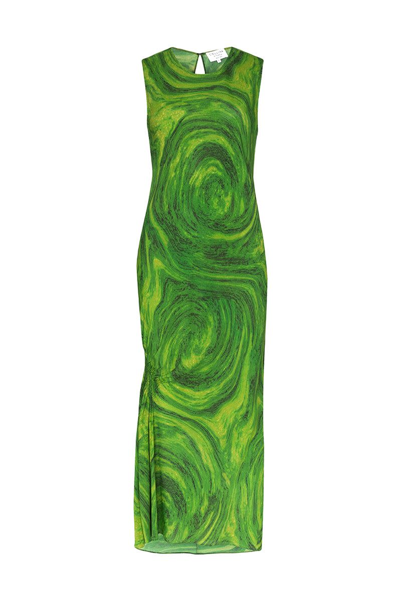 Collina Strada Lawn Swirl Print Midi Dress £505