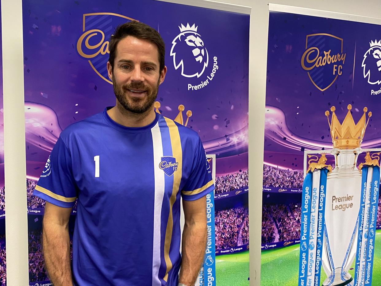 Former Liverpool captain Jamie Redknapp was in Singapore to help promote a Cadbury campaign. (PHOTO: Chia Han Keong/Yahoo News Singapore)