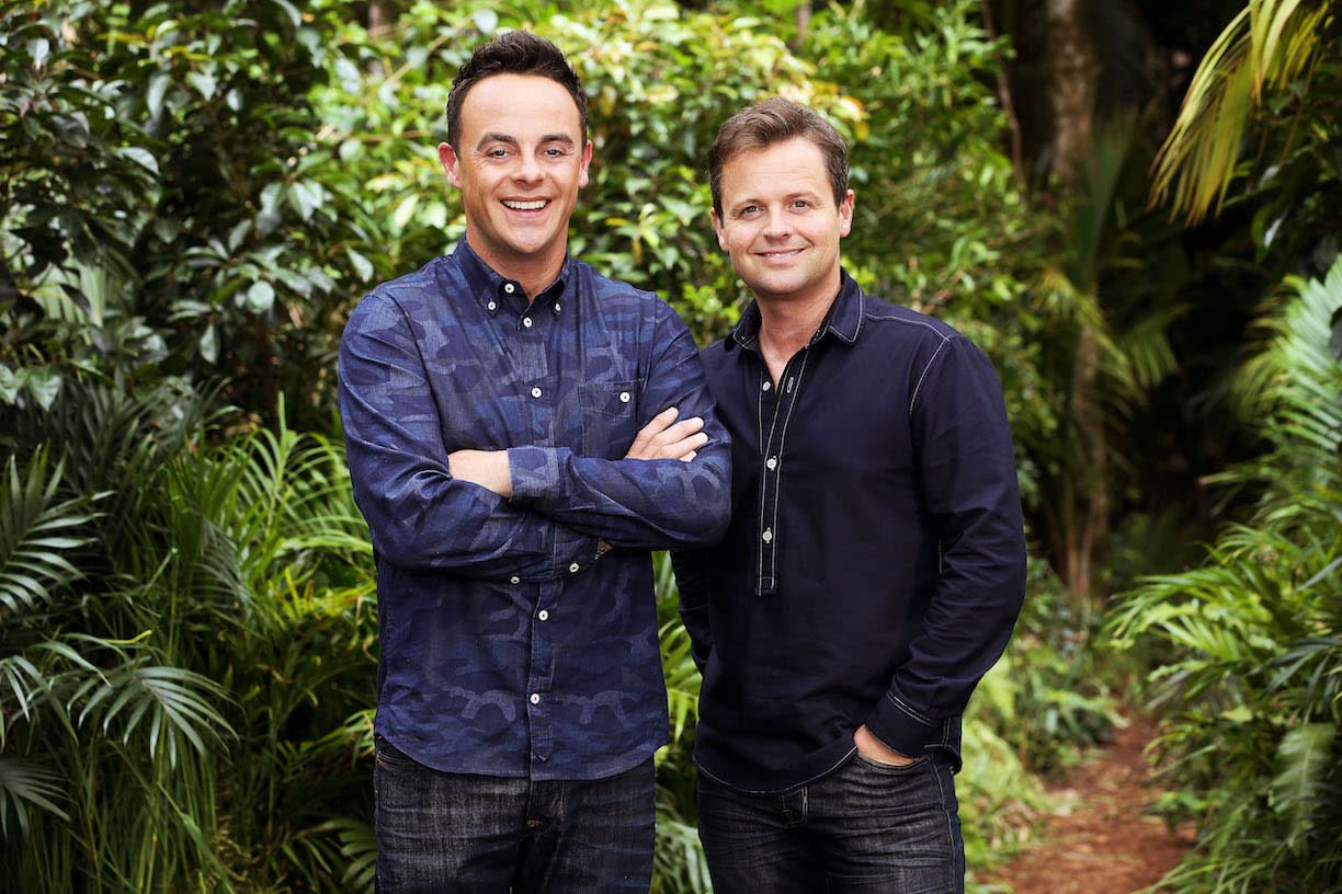  Ant and Dec on the set of I'm A Celebrity . 