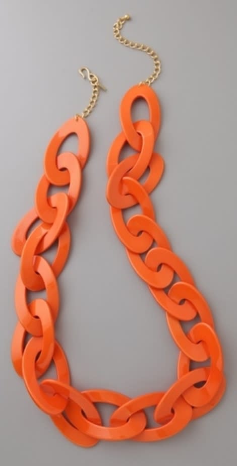 Coral Link Necklace 