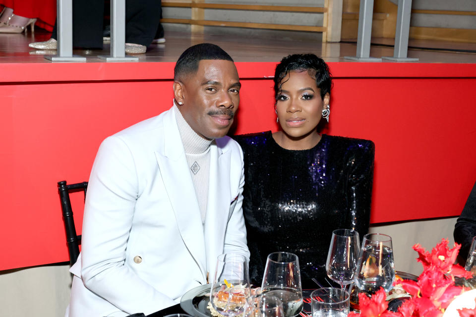 NEW YORK, NEW YORK - APRIL 25: (L-R) Colman Domingo and Fantasia Barrino attend the 2024 TIME100 Gala at Jazz at Lincoln Center on April 25, 2024 in New York City.  (Photo by Cindy Ord/Getty Images for TIME)