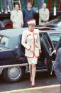 <p>Princess Diana arriving for church service at St. James Cathedral in Toronto, Canada on October 27, 1991. </p>