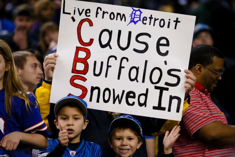 Thousands of Bills fans traveled to Ford Field in 2014 when the game against the Jets was moved to Detroit.