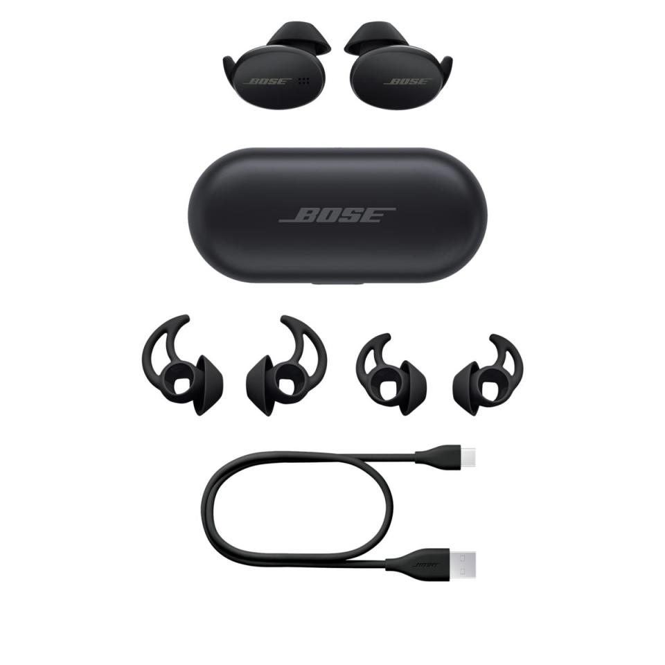 Bose earbuds and accessories with charging case