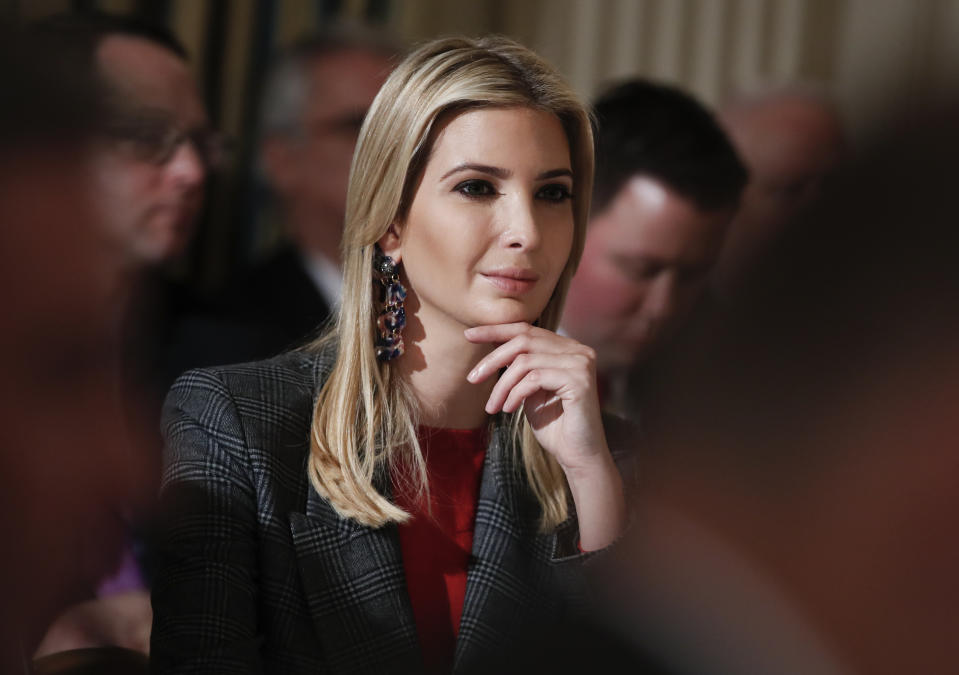 Ivanka Trump will travel to PyeongChang with a U.S. delegation to attend the Closing Ceremony of the Winter Games. (AP Photo)