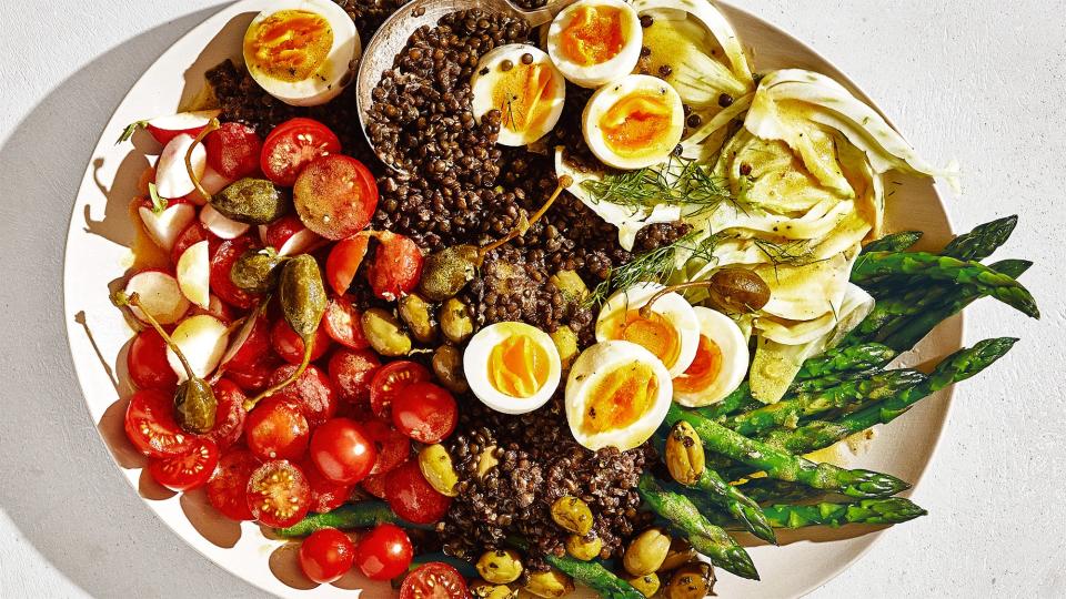 Lentil Niçoise Salad