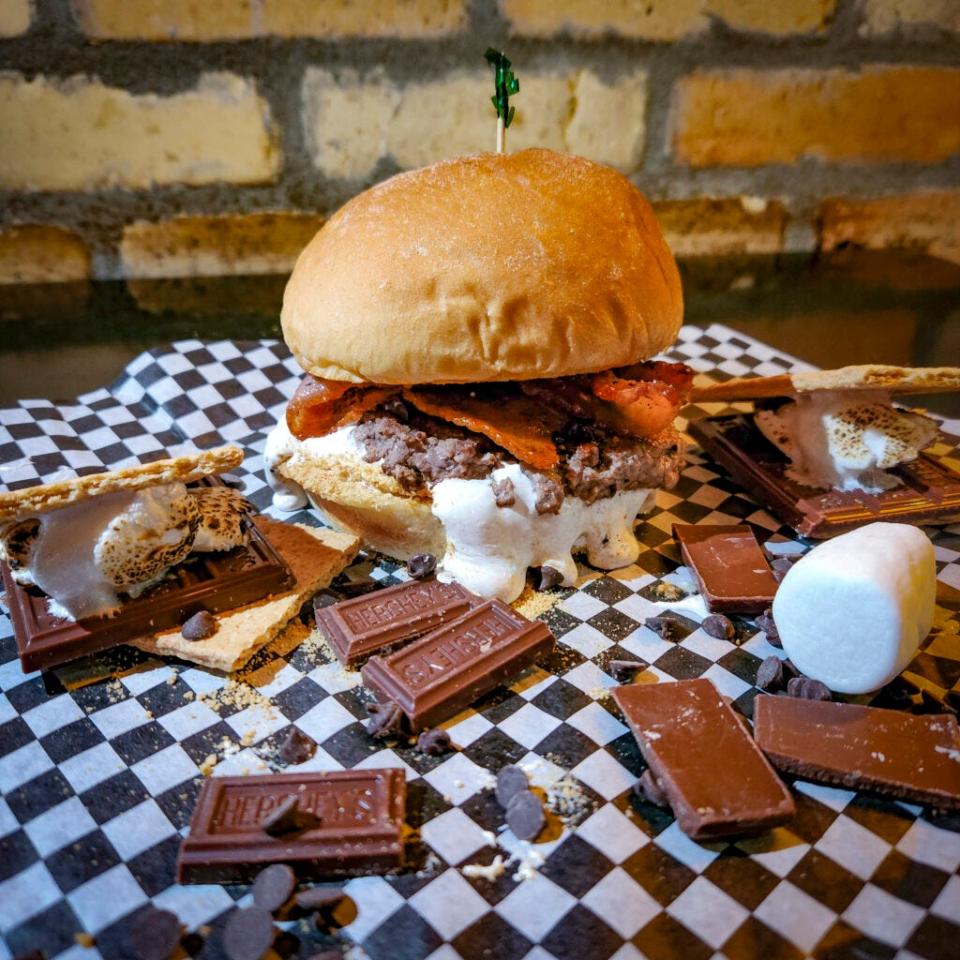 JL Beers' S'more Burger for the 2023 Downtown Sioux Falls Burger Battle.