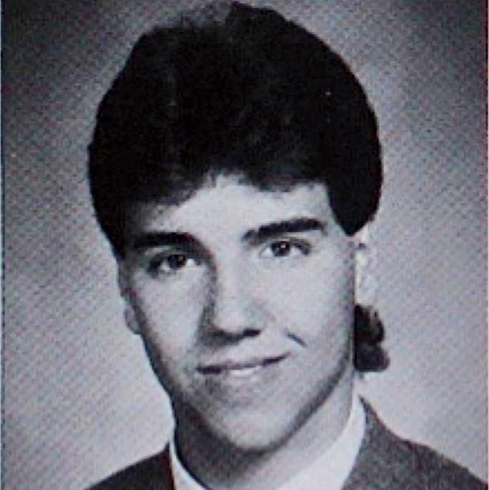 Smith's 1987 yearbook photo