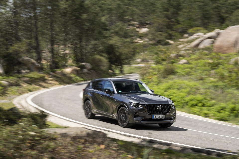 The CX-60 is Mazda’s first plug-in hybrid model. (Mazda)