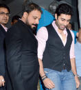 Abhishek Bachchan at Bunty Walia's wedding reception