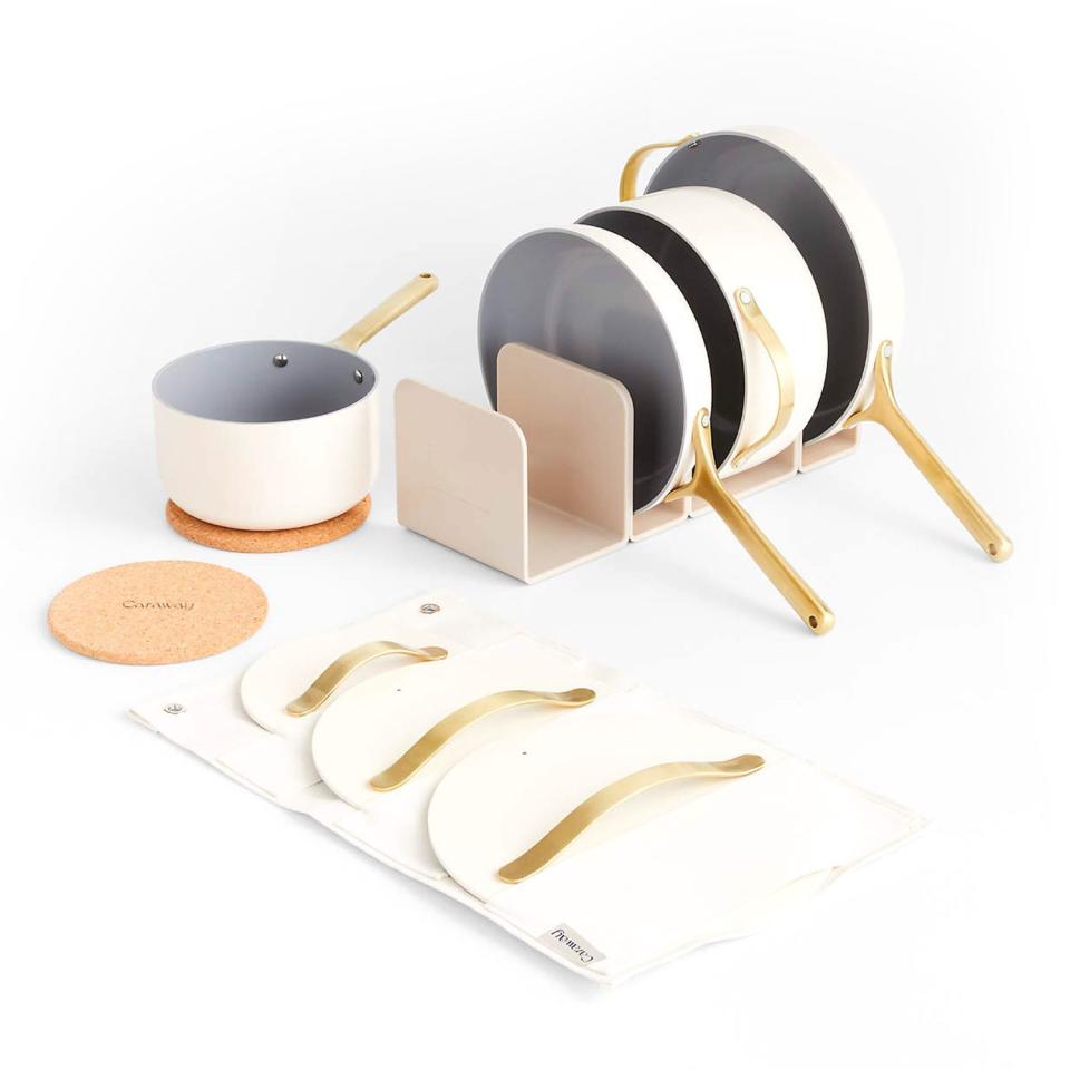 53) 7-Piece Ceramic Non-Stick Cookware Set