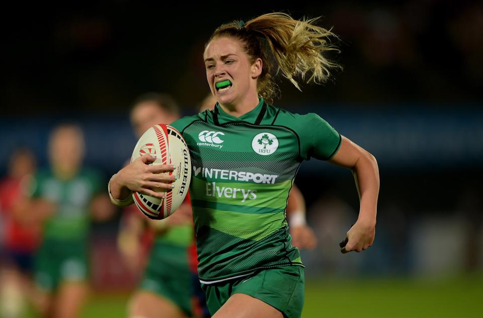 <p>Ireland’s Stacey Flood has experience of the World Sevens Series circuit</p> (Getty Images)