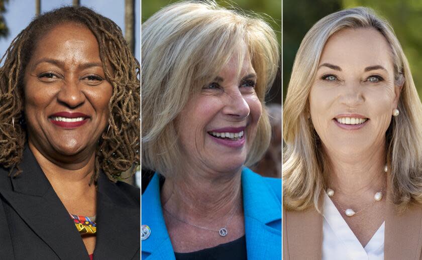 2024 L.A. County 2nd District supervisor candidate Holly J. Mitchell. Los Angeles County Board of Supervisor Janice Hahn. L.A. County 5th District supervisor race candidate Kathryn Barger.