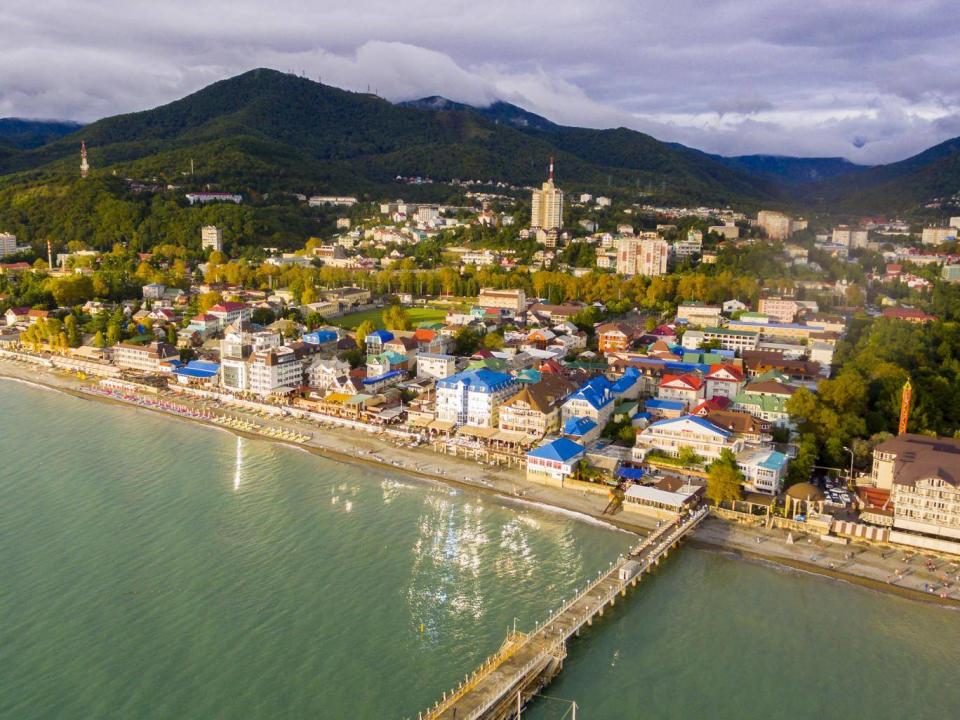 The shoreline in Sochi is a far cry from the Caribbean (Getty)