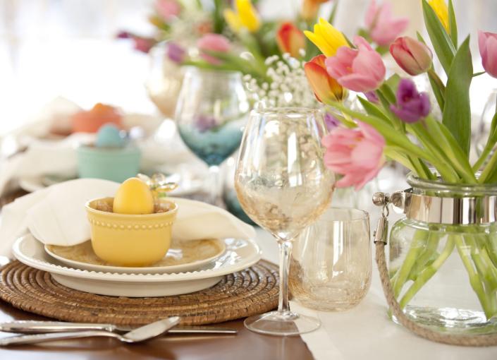 <p>When planning the ultimate <a href="https://www.thepioneerwoman.com/food-cooking/meals-menus/g35352774/easter-dinner-ideas/" rel="nofollow noopener" target="_blank" data-ylk="slk:Easter menu" class="link ">Easter menu</a>, you probably imagine a table filled with juicy glazed ham, deviled eggs, and hot cross buns—but aren't you forgetting something? Before even presenting any food to your guests, you should think about what Easter table décor you're going to display. </p><p>After all, presentation is <em>everything</em>. Of all your <a href="https://www.thepioneerwoman.com/home-lifestyle/crafts-diy/g35323396/easter-decorations/" rel="nofollow noopener" target="_blank" data-ylk="slk:Easter decorations" class="link ">Easter decorations</a>, your table might be the most important part. Sure, <a href="https://www.thepioneerwoman.com/home-lifestyle/crafts-diy/g35375043/outdoor-easter-decorations/" rel="nofollow noopener" target="_blank" data-ylk="slk:outdoor Easter decorations" class="link ">outdoor Easter decorations</a> are also necessary, but you want to make sure your table is dressed up to the nines. Go all out with your Easter tablescape this spring, and include table runners, cute place settings, and beautiful bouquets of flowers. And the best part is that most of these double as fun <a href="https://www.thepioneerwoman.com/holidays-celebrations/g35472251/easter-crafts-ideas/" rel="nofollow noopener" target="_blank" data-ylk="slk:Easter crafts" class="link ">Easter crafts</a> that won't break the bank! </p><p>Here you'll discover dozens of gorgeous design tips—including pretty <a href="https://www.thepioneerwoman.com/home-lifestyle/crafts-diy/g35374475/easter-egg-designs/" rel="nofollow noopener" target="_blank" data-ylk="slk:Easter egg designs" class="link ">Easter egg designs</a>, Peeps centerpieces, and florals galore—to create your picture-perfect spread. Putting it all together will become one of your favorite <a href="https://www.thepioneerwoman.com/holidays-celebrations/g35311035/easter-activities/" rel="nofollow noopener" target="_blank" data-ylk="slk:Easter activities" class="link ">Easter activities</a>! Whether you want to achieve a kid-friendly vibe or an elegant look, you'll find plenty of options to choose from. Plus, if no singular idea fits your fancy, know that you can always mix and match elements from each idea to create your own one-of-a-kind, DIY Easter table décor ideas. </p>