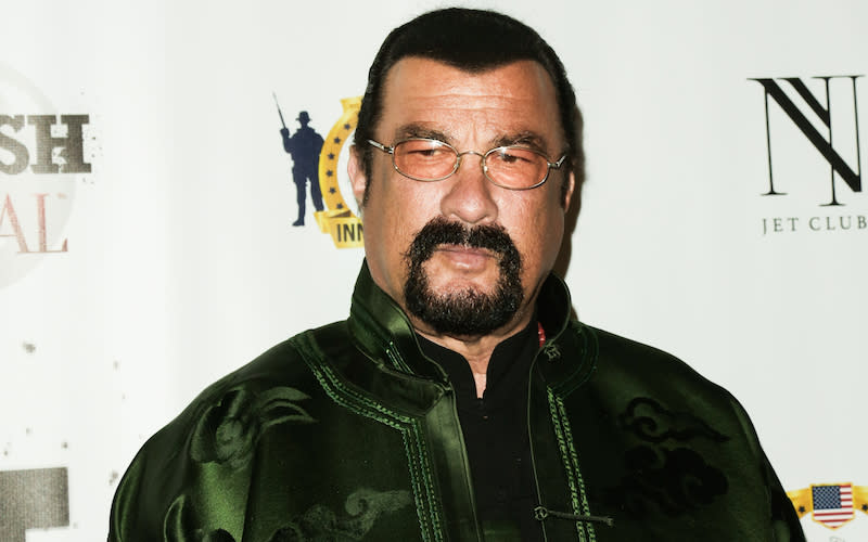 <p>Steven Seagal, 65, faces new sexual misconduct claims from actresses Jenny McCarthy, Portia de Rossi, Julianna Margulies, Lisa Guerrero and Eva LaRue. On November 9, McCarthy spoke about her <a rel="nofollow noopener" href="https://www.thestar.com/entertainment/movies/2017/11/10/jenny-mccarthy-alleges-sexual-harassment-by-steven-seagal-in-1995-audition.html" target="_blank" data-ylk="slk:alleged 1995 incident with the actor;elm:context_link;itc:0;sec:content-canvas" class="link ">alleged 1995 incident with the actor</a> on SiriusXM, where she said Seagal asked her to expose her breasts during a movie audition. On November 8, de Rossi accused Seagal of <a rel="nofollow" href="https://www.yahoo.com/lifestyle/portia-rossi-claims-she-sexually-001340259.html" data-ylk="slk:allegedly unzipping his leather pants;elm:context_link;itc:0;sec:content-canvas;outcm:mb_qualified_link;_E:mb_qualified_link;ct:story;" class="link  yahoo-link">allegedly unzipping his leather pants</a> during a film audition. Margulies spoke to SiriusXM on November 4 about an alleged encounter when she was 23 (she’s 51 now) where she claims the actor invited her over to his hotel room late at night through a female casting director, who said she would be there. Margulies claims the woman wasn’t there when she arrived and Seagal allegedly said he wanted to massage her. Guerrero claims she was repeatedly pressured to audition alone with Seagal in the 1990s and allegedly opened the door to his house <a rel="nofollow noopener" href="http://people.com/movies/steven-seagal-accused-of-sexual-misconduct-by-inside-edition-correspondent-amid-harvey-weinstein-scandal/" target="_blank" data-ylk="slk:only wearing a silk robe;elm:context_link;itc:0;sec:content-canvas" class="link ">only wearing a silk robe</a> before reportedly inviting her to his dressing room. LaRue alleges Seagal tried to do a reading with her while wearing a kimono and <a rel="nofollow noopener" href="https://www.thestar.com/entertainment/television/2017/11/13/all-my-children-actor-accuses-steven-seagal-of-sexually-harassing-her.html" target="_blank" data-ylk="slk:only underwear underneath;elm:context_link;itc:0;sec:content-canvas" class="link ">only underwear underneath</a>. A representative for Seagal has previously<a rel="nofollow noopener" href="http://time.com/5017059/portia-de-rossi-steven-seagal-sexual-harassment/" target="_blank" data-ylk="slk:denied McCarthy’s claims;elm:context_link;itc:0;sec:content-canvas" class="link "> denied McCarthy’s claims</a> but there has been no new response to the recent string of allegations. Photo from Getty Images. </p>