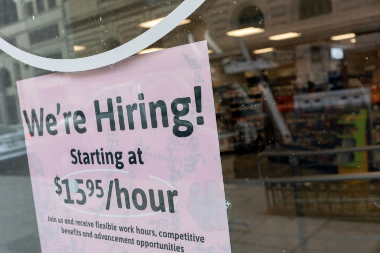 A positive US jobs report has eased concerns about a slowing labor market (Stefani Reynolds)