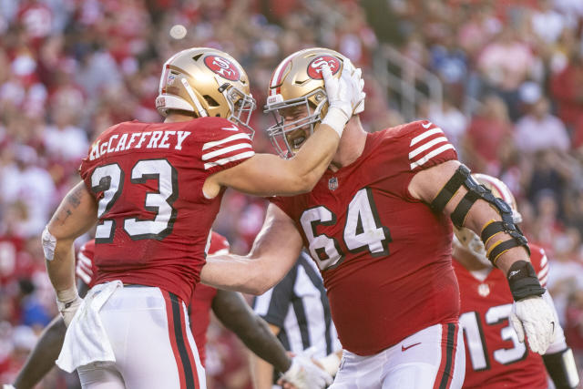 Watch: Christian McCaffrey punches in short TD to give 49ers early