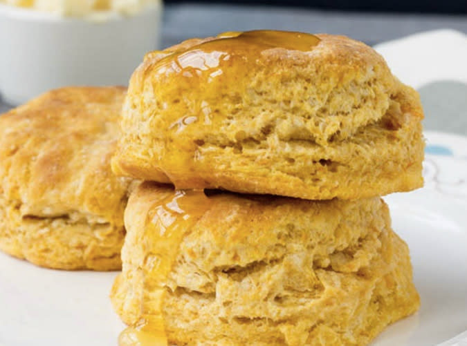 Sweet Potato Biscuits with Honey Butter