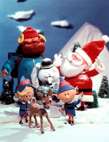 <p>NBCU Photo Bank/NBCUniversal via Getty </p> Yukon Cornelius (top left) and Sam the Snowman (center) from 'Rudolph the Red-Nosed Reindeer'