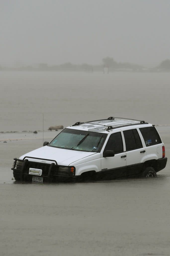 Damage from Hurricane Harvey in Texas.