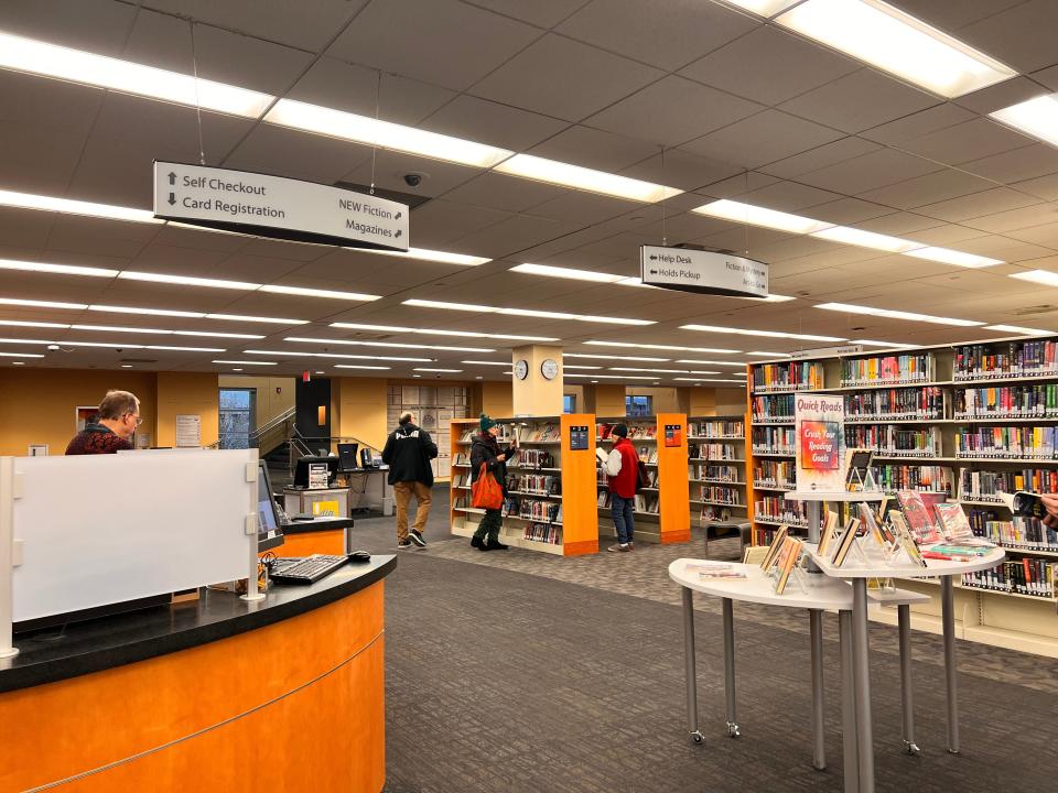 The Iowa City Public Library is located at 123 S Linn St., Iowa City