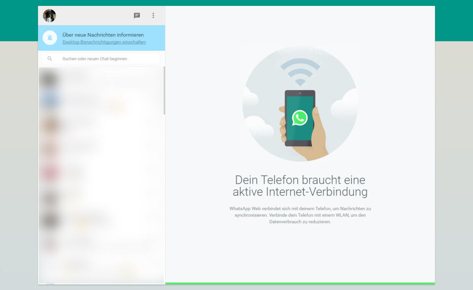 Seit Kurzem kann WhatsApp sogar als Web-Applikation verwendet werden – zumindest im Chrome- und Firefox-Browser. Dazu auf die Seite web.whatsapp.com gehen, im Menü der Handy-App "WhatsApp Web" wählen und auf dem Desktop den QR-Code abscannen. Doch auch hier gilt: iPhone-User können diese Funktion derzeit nicht nutzen. (Bild-Copyright: Privat)