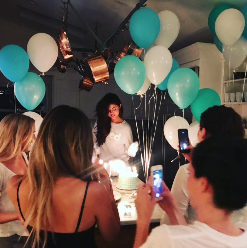 July: Selena Celebrates Her 25th Birthday With Friends