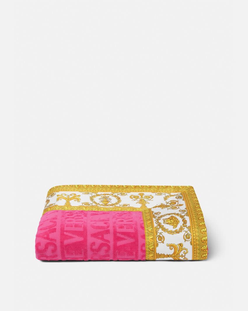 <p><a href="https://go.redirectingat.com?id=74968X1596630&url=https%3A%2F%2Fwww.versace.com%2Fus%2Fen%2Fhome-lifestyle%2Fbath-bed-linen%2Fbath-linen%2Fi-love-baroque-beach-towel-pink%2FZTO191401-ZCOSP052_Z4584.html%3Fdwvar_ZTO191401-ZCOSP052__Z4584_color%3DZ4584&sref=https%3A%2F%2Fwww.harpersbazaar.com%2Ffashion%2Ftrends%2Fg60257022%2Fbest-luxury-beach-towels%2F" rel="nofollow noopener" target="_blank" data-ylk="slk:Shop Now;elm:context_link;itc:0;sec:content-canvas" class="link rapid-noclick-resp">Shop Now</a></p><p>I Heart Baroque Beach Towel</p><p>$475.00</p>