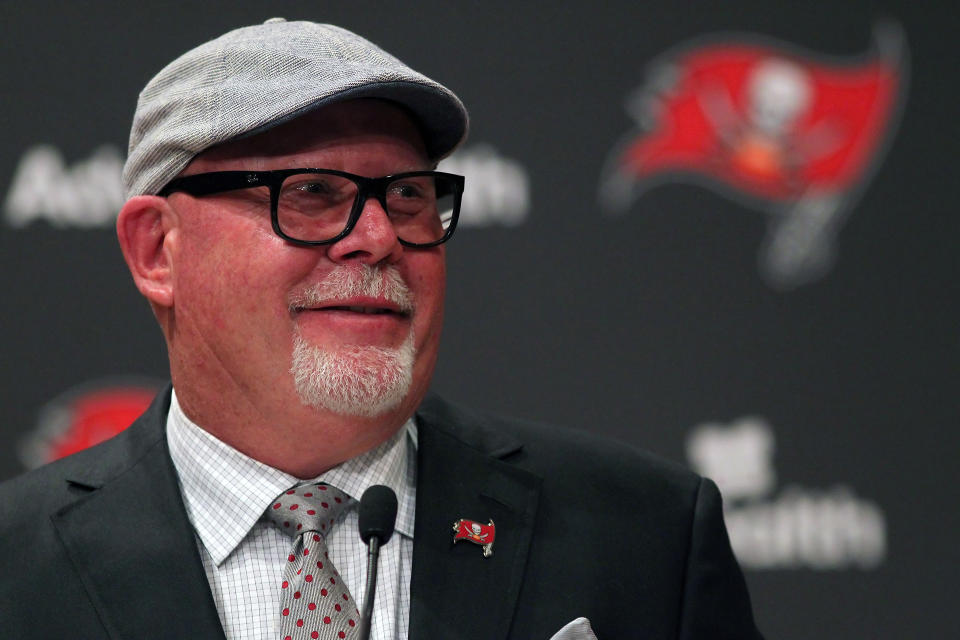 Bruce Arians has had his share of health concerns during his coaching career. (Photo by Cliff Welch/Icon Sportswire via Getty Images)