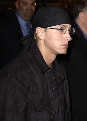 Eminem at the LA premiere of Universal's 8 Mile