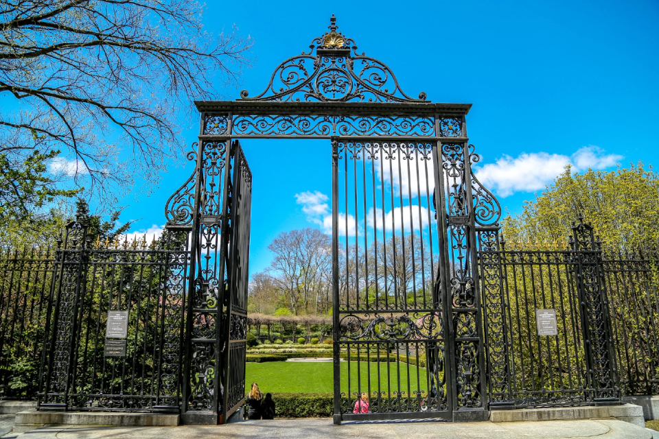 The Vanderbilt Gate of the Conservatory Garden in Central Park